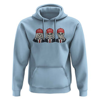 See No Crimes Hear No Truth Speak No Facts Hoodie Skeleton Political Satire Graphic