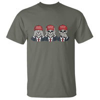 See No Crimes Hear No Truth Speak No Facts T Shirt Skeleton Political Satire Graphic