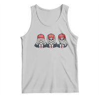 See No Crimes Hear No Truth Speak No Facts Tank Top Skeleton Political Satire Graphic