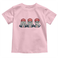 See No Crimes Hear No Truth Speak No Facts Toddler T Shirt Skeleton Political Satire Graphic