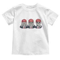 See No Crimes Hear No Truth Speak No Facts Toddler T Shirt Skeleton Political Satire Graphic