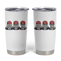 See No Crimes Hear No Truth Speak No Facts Tumbler Cup Skeleton Political Satire Graphic