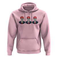 Skeleton See No Crimes Hear No Truth Hoodie Funny Political Satire