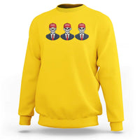 Skeleton See No Crimes Hear No Truth Sweatshirt Funny Political Satire