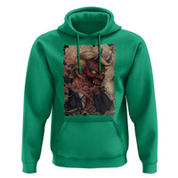 American Leader Oni Mask Japanese Ukiyoe Hoodie Political Parody Graphic