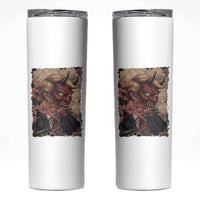 American Leader Oni Mask Japanese Ukiyoe Skinny Tumbler Political Parody Graphic