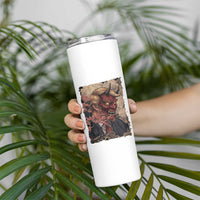 American Leader Oni Mask Japanese Ukiyoe Skinny Tumbler Political Parody Graphic