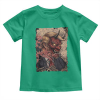 American Leader Oni Mask Japanese Ukiyoe Toddler T Shirt Political Parody Graphic