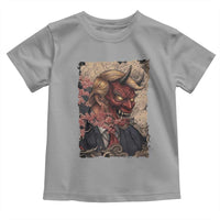 American Leader Oni Mask Japanese Ukiyoe Toddler T Shirt Political Parody Graphic