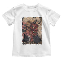 American Leader Oni Mask Japanese Ukiyoe Toddler T Shirt Political Parody Graphic