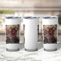 American Leader Oni Mask Japanese Ukiyoe Tumbler Cup Political Parody Graphic