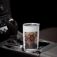 American Leader Oni Mask Japanese Ukiyoe Tumbler Cup Political Parody Graphic