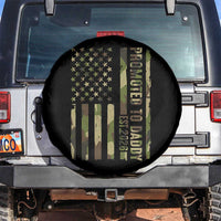 Camouflage Patriotic Dad 2026 Spare Tire Cover USA Flag New Father Announcement