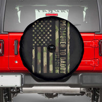 Camouflage Patriotic Dad 2026 Spare Tire Cover USA Flag New Father Announcement