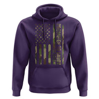 Camouflage Patriotic Dad 2026 Hoodie USA Flag New Father Announcement