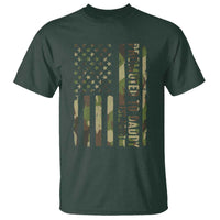Camouflage Patriotic Dad 2026 T Shirt USA Flag New Father Announcement