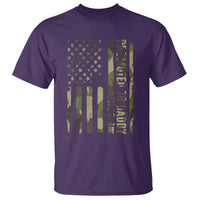 Camouflage Patriotic Dad 2026 T Shirt USA Flag New Father Announcement