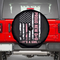 Proud New Dad Its A Girl Spare Tire Cover Patriotic First Fathers Day Gift