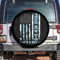Proud New Dad Its A Boy Spare Tire Cover Patriotic First Fathers Day Gift