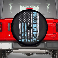 Proud New Dad Its A Boy Spare Tire Cover Patriotic First Fathers Day Gift