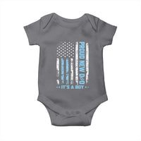 Proud New Dad Its A Boy Baby Onesie Patriotic First Fathers Day Gift