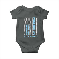 Proud New Dad Its A Boy Baby Onesie Patriotic First Fathers Day Gift