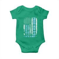 Proud New Dad Its A Boy Baby Onesie Patriotic First Fathers Day Gift