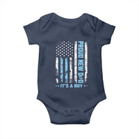 Proud New Dad Its A Boy Baby Onesie Patriotic First Fathers Day Gift