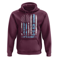 Proud New Dad Its A Boy Hoodie Patriotic First Fathers Day Gift