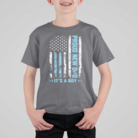 Proud New Dad Its A Boy T Shirt For Kid Patriotic First Fathers Day Gift