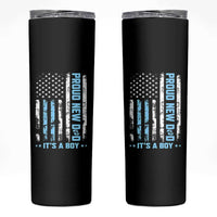 Proud New Dad Its A Boy Skinny Tumbler Patriotic First Fathers Day Gift