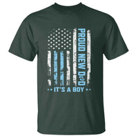 Proud New Dad Its A Boy T Shirt Patriotic First Fathers Day Gift