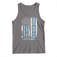 Proud New Dad Its A Boy Tank Top Patriotic First Fathers Day Gift