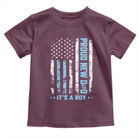 Proud New Dad Its A Boy Toddler T Shirt Patriotic First Fathers Day Gift