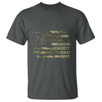 Dada Daddy Dad Bro Camo American Flag T Shirt Patriotic Fathers Day Gift