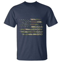 Dada Daddy Dad Bro Camo American Flag T Shirt Patriotic Fathers Day Gift