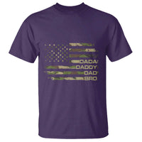 Dada Daddy Dad Bro Camo American Flag T Shirt Patriotic Fathers Day Gift
