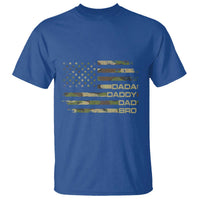 Dada Daddy Dad Bro Camo American Flag T Shirt Patriotic Fathers Day Gift