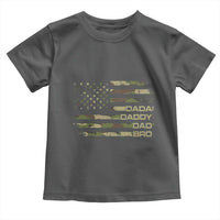 Dada Daddy Dad Bro Camo American Flag Toddler T Shirt Patriotic Fathers Day Gift