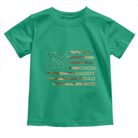 Dada Daddy Dad Bro Camo American Flag Toddler T Shirt Patriotic Fathers Day Gift