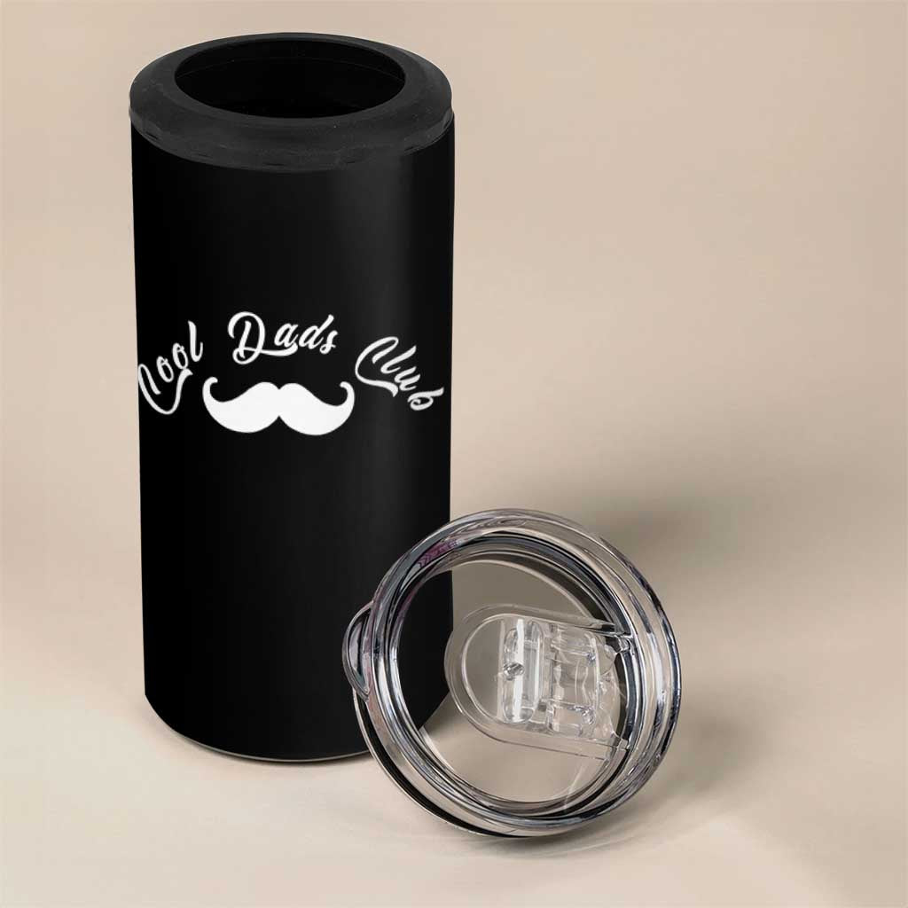 Cool Dad Club 4 in 1 Can Cooler Tumbler Coolest Dad Ever Birthday Gift