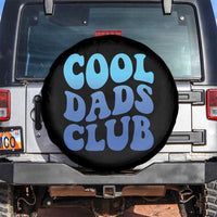 Cool Dads Club Blue Typography Spare Tire Cover Fathers Day Gift