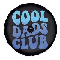 Cool Dads Club Blue Typography Spare Tire Cover Fathers Day Gift