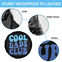 Cool Dads Club Blue Typography Spare Tire Cover Fathers Day Gift