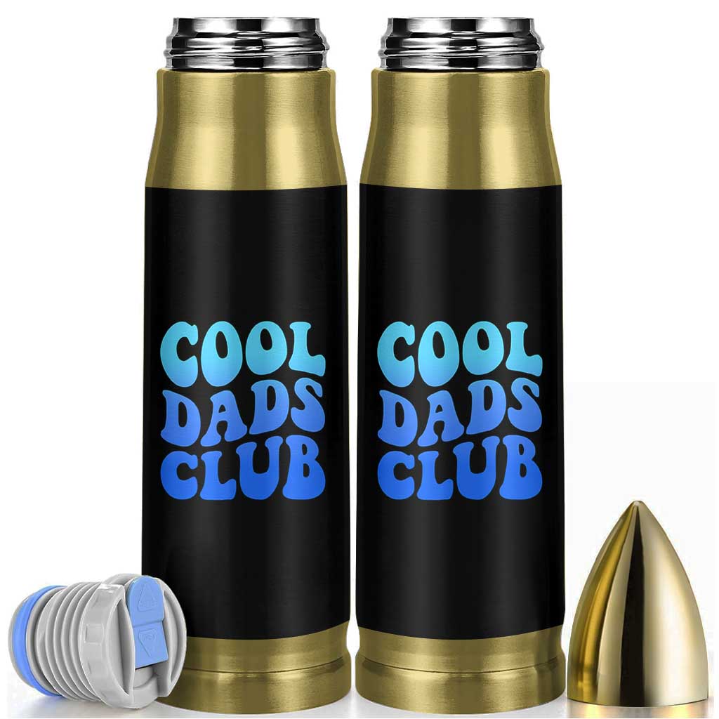 Cool Dads Club Blue Typography Bullet Tumbler Fathers Day Gift