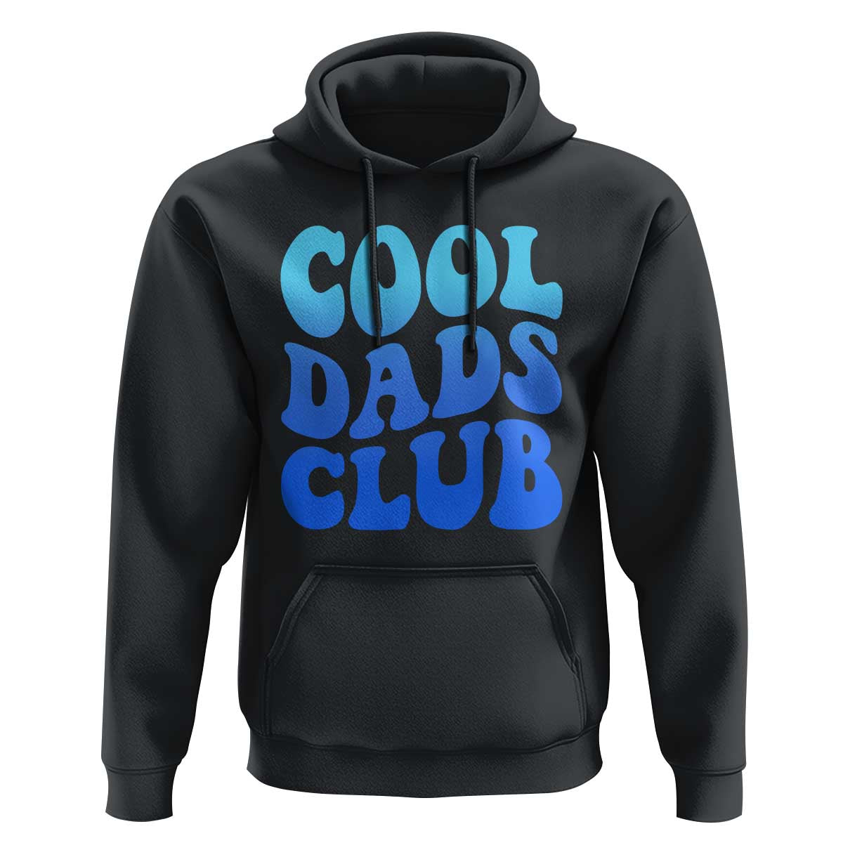 Cool Dads Club Blue Typography Hoodie Fathers Day Gift
