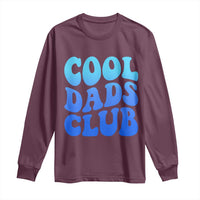Cool Dads Club Blue Typography Long Sleeve Shirt Fathers Day Gift