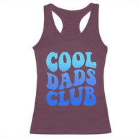 Cool Dads Club Blue Typography Racerback Tank Top Fathers Day Gift