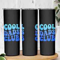 Cool Dads Club Blue Typography Skinny Tumbler Fathers Day Gift