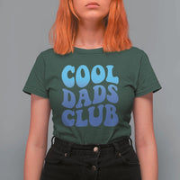 Cool Dads Club Blue Typography T Shirt For Women Fathers Day Gift